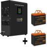 Комплект EXEGATE ИБП EX296001RUS + батарея 80Aч EX285654RUS 2шт EX296598RUS