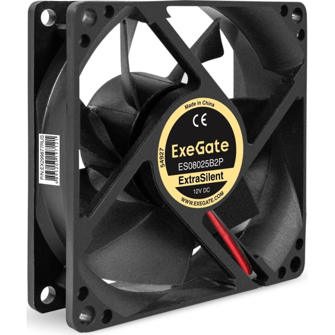 Вентилятор 12В DC EXEGATE EXTRASILENT ES08025B2P EX299877RUS